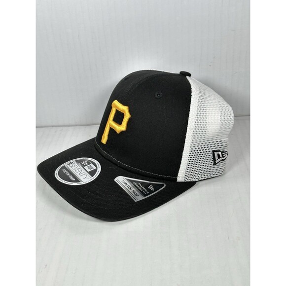 New Era Pittsburgh Pirates MLB 9SEVENTY Trucker Adjustable Stretch Snap Hat Cap - Picture 2 of 5